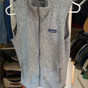 Patagonia Light Gray Fleece Vest